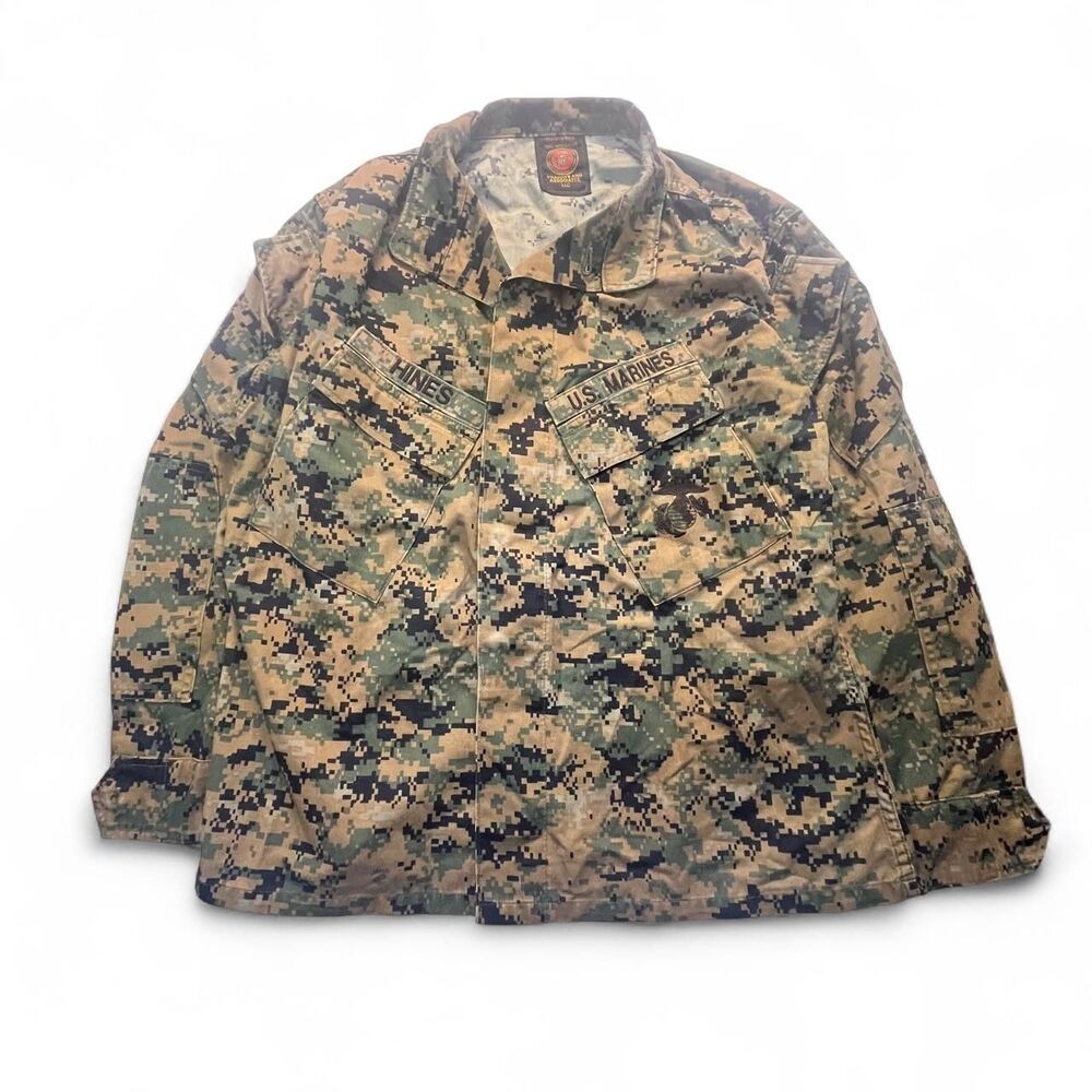 USMC MARPAT Digital Camo Combat Jacket Medium Military Gorpcore Utility